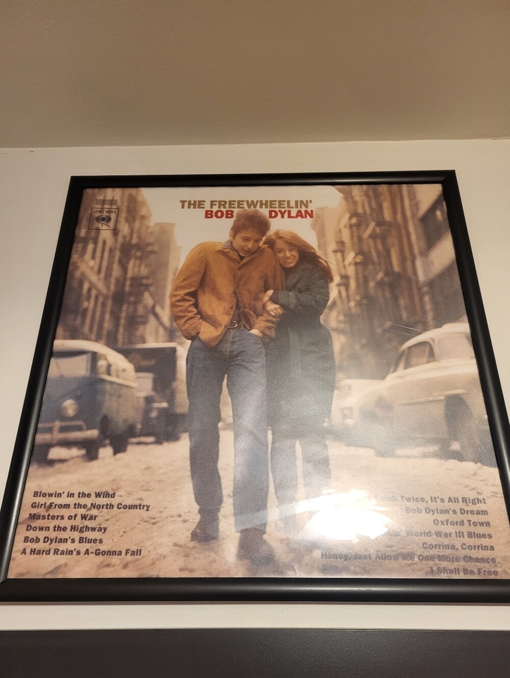 Bob Dylan Freewheelin Album Cover Poster